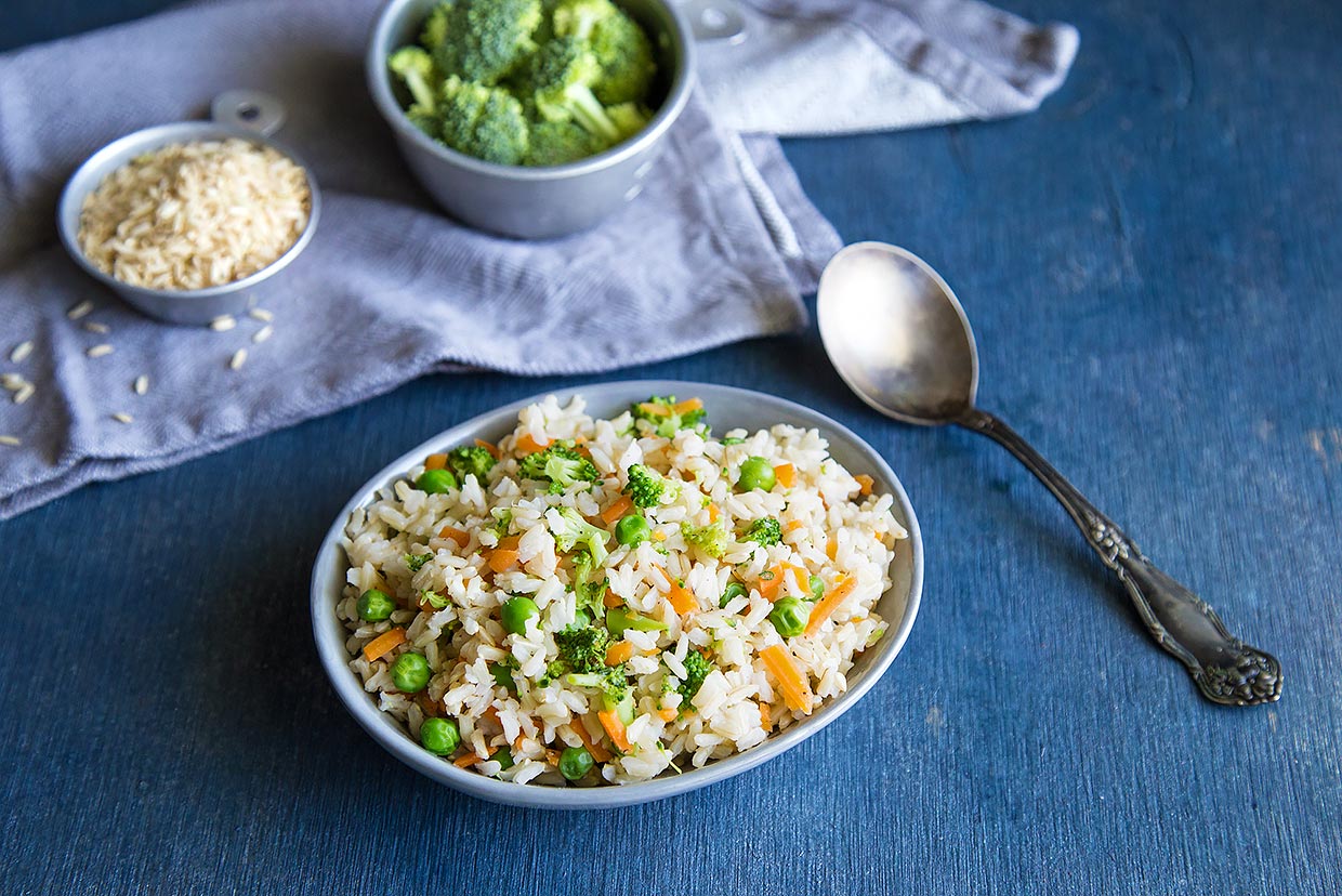 Vegetable Rice Pilaf Recipe | MyFoodDiary