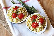Warm Rosemary Corn and Tomato Salad 