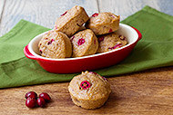 Cranberry Cornmeal Muffins 